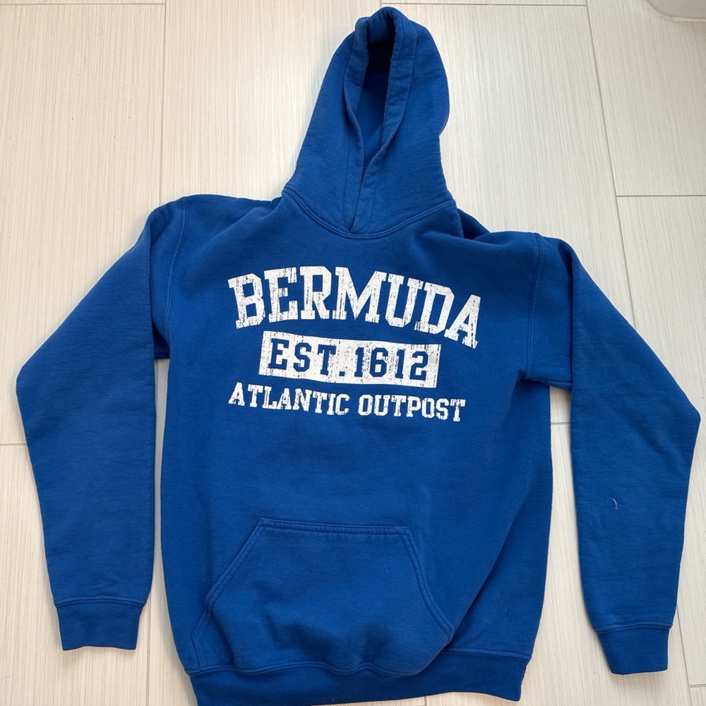 Source Unknown Blue Collegiate Pullover Hoodie